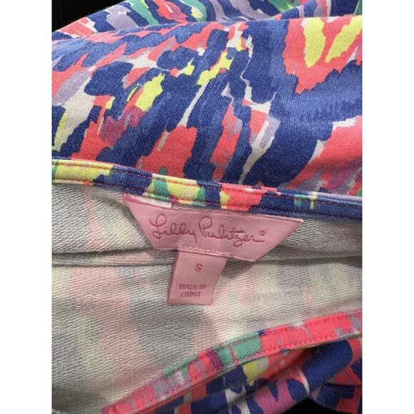 Lilly Pulitzer Multicolor Vibrant Ikat Print Short Sleeve Dress S - Picture 6 of 8